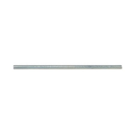 Midwest Fastener Fully Threaded Rod, 4-40, Zinc Plated Finish, 15 PK 76921